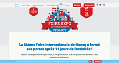 Desktop Screenshot of foireinternationale-nancy.com