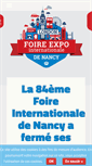 Mobile Screenshot of foireinternationale-nancy.com